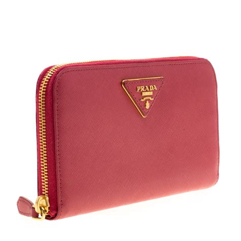 prada wallet female|Prada zipper wallet.